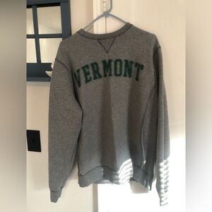 Blue 84 Gray Sweatshirt with Vermont Print